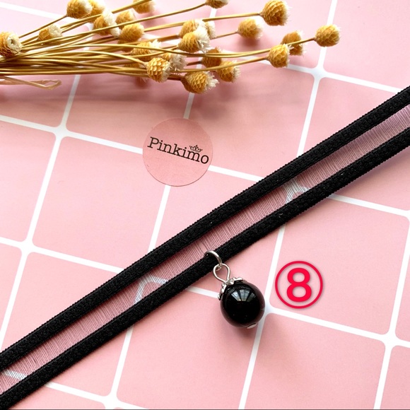 Pick Any 3 Pearl Rhinestone Lace Chokers - Picture 8 of 8